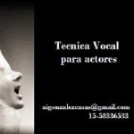 Técnica vocal para actores en Balvanera, Ciudad A. de Buenos Aires