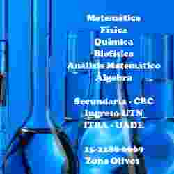 Clases Particulares de Química en Vicente Lopez, Pcia. Buenos Aires (GBA Norte)