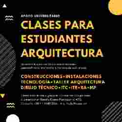Clases particulares de arquitectura en Villa Gesell, Pcia. Buenos Aires (Costa Atlántica)