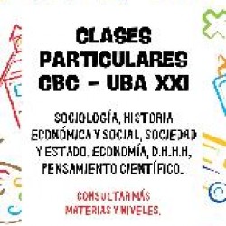 Clases particulares nivel secundario y CBC en Avellaneda, Pcia. Buenos Aires (GBA Sur)
