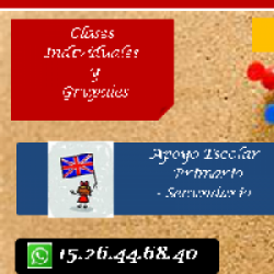 Clases de ingles apoyo escolar en Flores, Ciudad A. de Buenos Aires